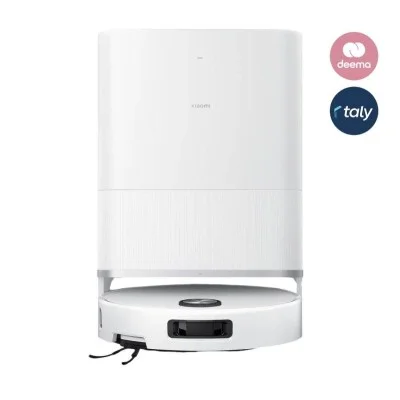 Xiaomi Robot Vacuum 5, 20,000 Pa Suction 4800 mAh Battery Self‑Cleaning All‑in‑One Dock Robot Vacuum – White